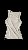Sculpt Tank Top-Crème Vanilla