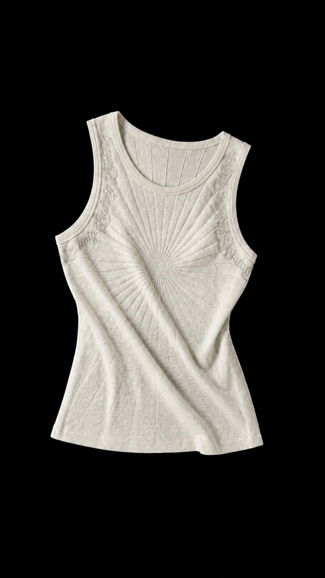 Sculpt Tank Top Vanilla Cream 