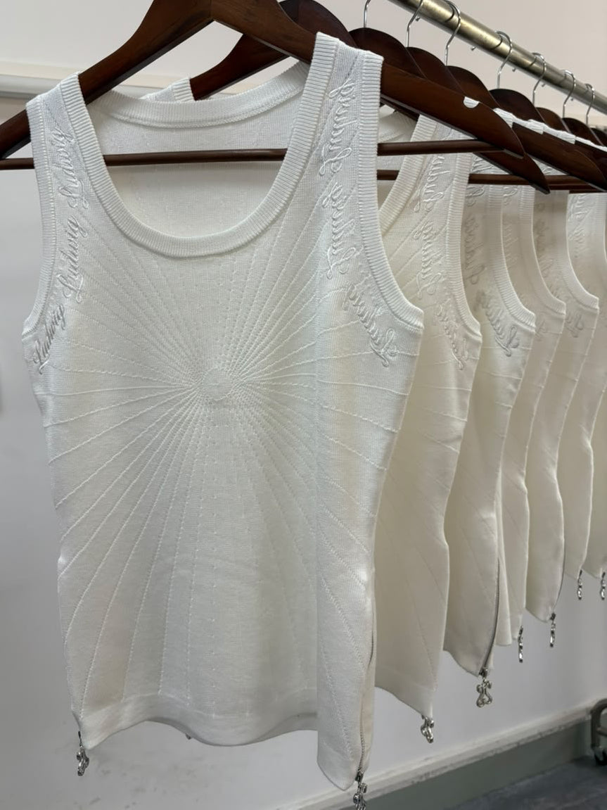 Sculpt tank top vanilla cream